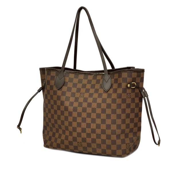 1240001051142 1 Louis Vuitton Neverfull Mm Damier Tote Bag Ebene