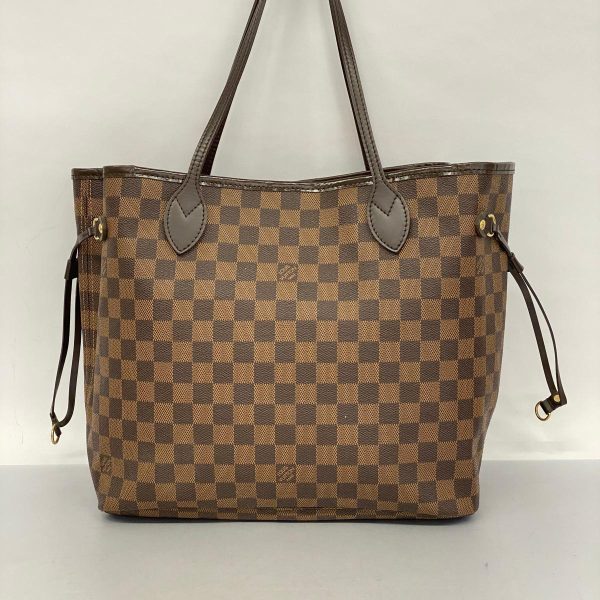 1240001051142 12 Louis Vuitton Neverfull Mm Damier Tote Bag Ebene