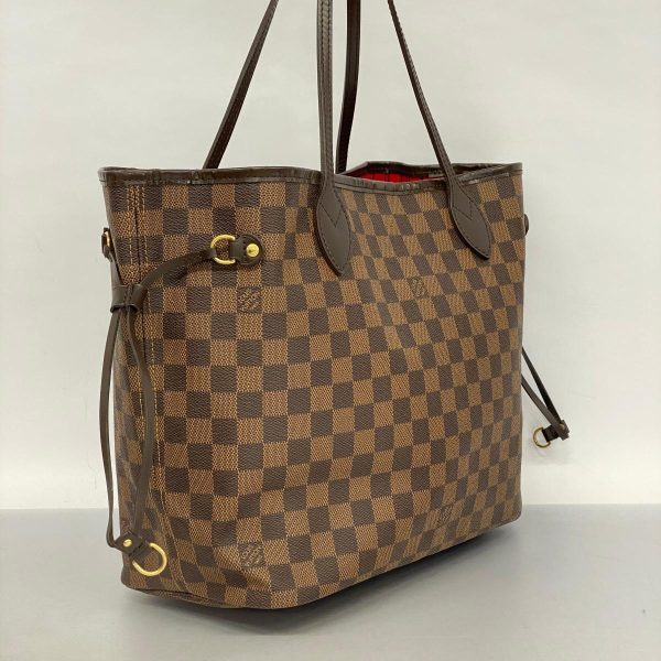 1240001051142 2 Louis Vuitton Neverfull Mm Damier Tote Bag Ebene