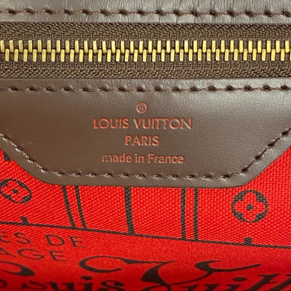 1240001051142 5 Louis Vuitton Neverfull Mm Damier Tote Bag Ebene