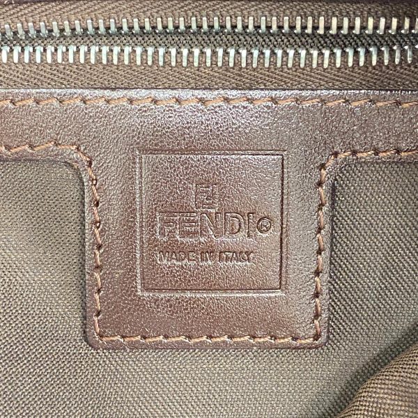 1240001051180 5 Fendi Zucca Nylon Handbag Brown