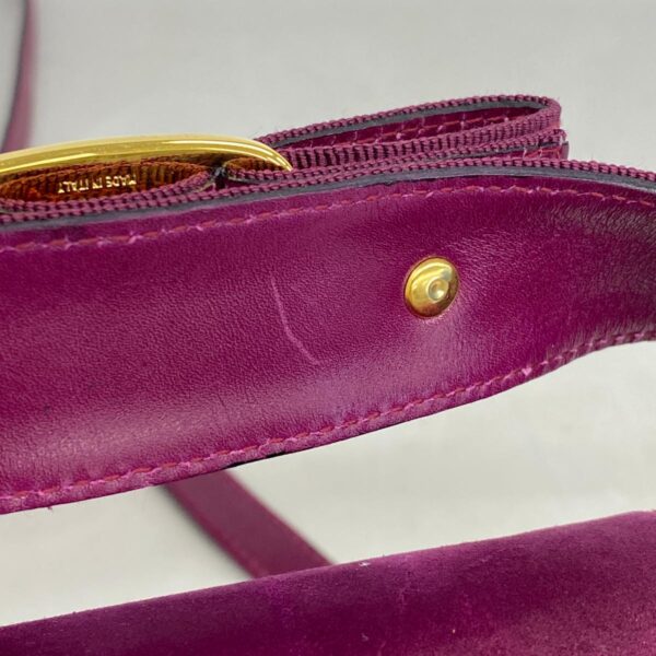 1240001051181 7 Salvatore Ferragamo Vara Suede 2WAY Bag Purple