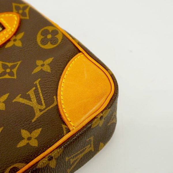 1240001051203 10 Louis Vuitton Marly Dragonne Gm Monogram Clutch Bag Brown