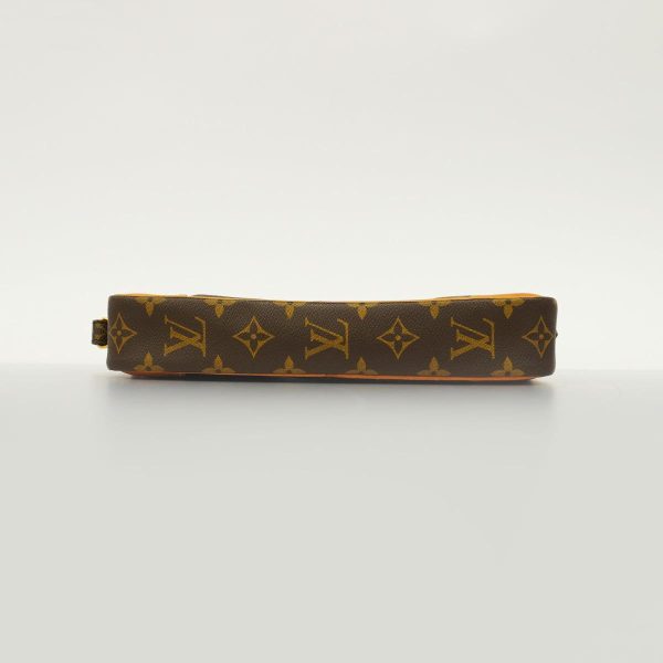 1240001051203 3 Louis Vuitton Marly Dragonne Gm Monogram Clutch Bag Brown