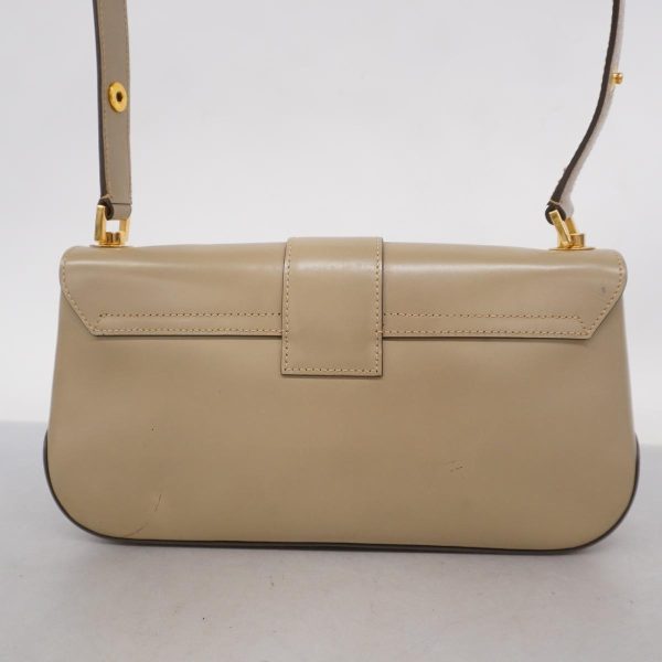 1240001051293 13 Salvatore Ferragamo Gancini Shoulder Bag Beige