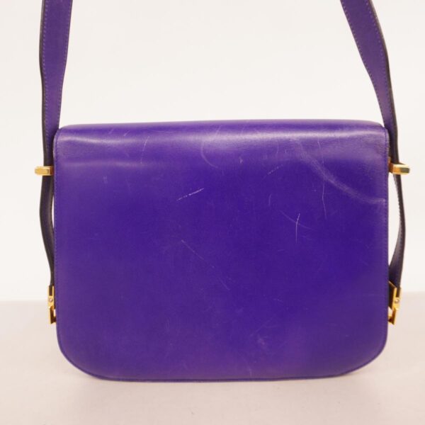 1240001051294 18 Celine Shoulder Bag Purple Blue