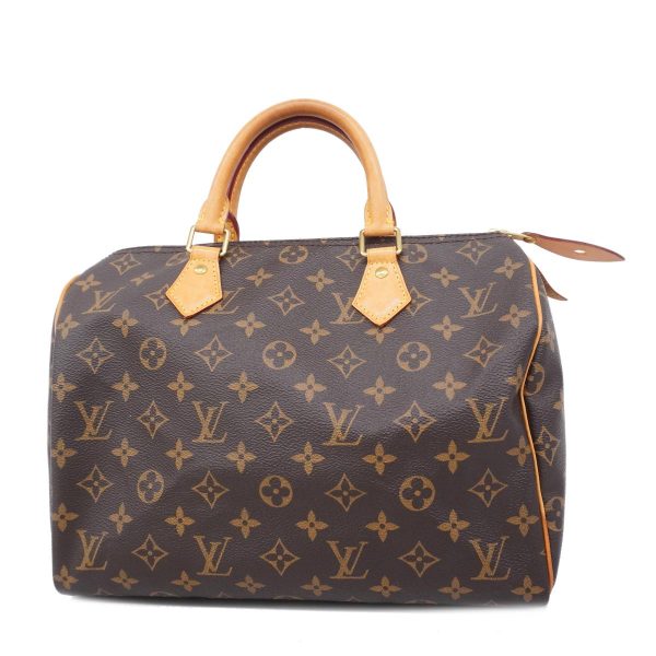 1240001051346 1 Louis Vuitton Speedy 30 Monogram Handbag Brown