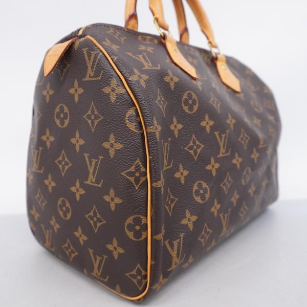 1240001051346 2 Louis Vuitton Speedy 30 Monogram Handbag Brown