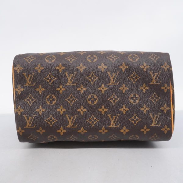 1240001051346 3 Louis Vuitton Speedy 30 Monogram Handbag Brown