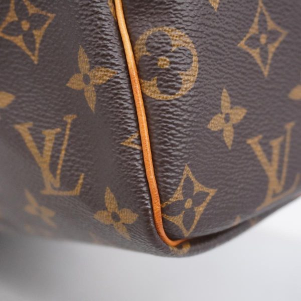 1240001051346 6 Louis Vuitton Speedy 30 Monogram Handbag Brown