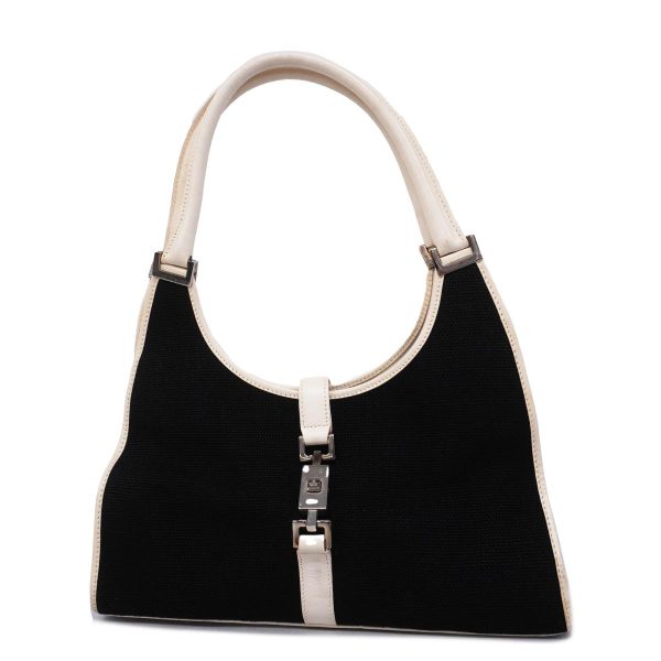 1240001051349 1 Gucci Jackie Shoulder Bag Black White