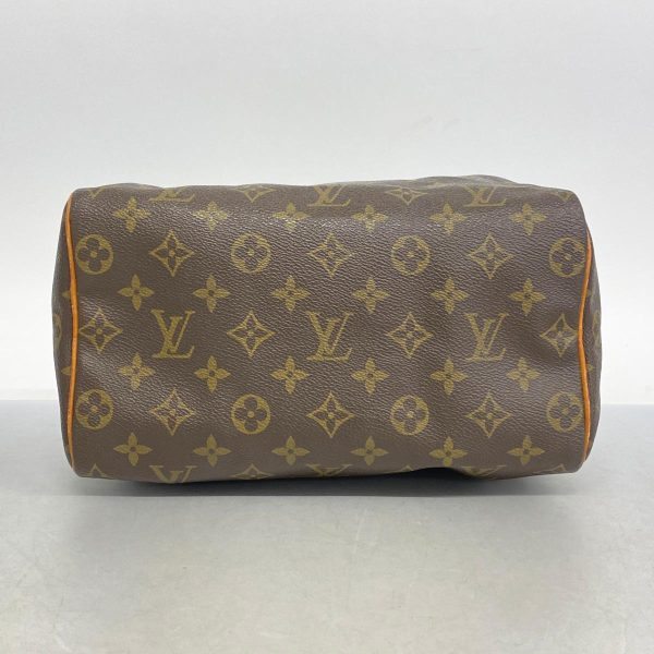 1240001051373 3 Louis Vuitton Speedy 25 Monogram Handbag Brown