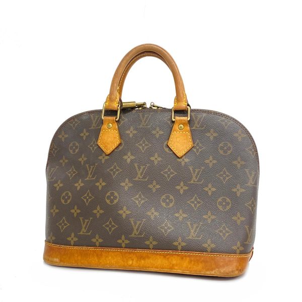 1240001051387 1 Louis Vuitton Alma Monogram Handbag Brown