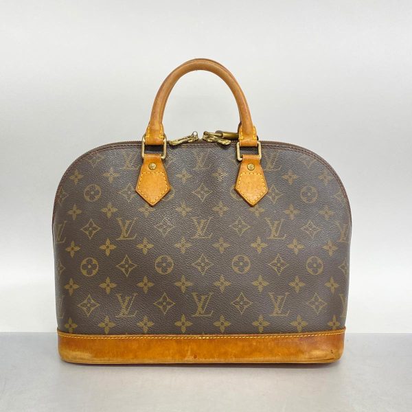 1240001051387 11 Louis Vuitton Alma Monogram Handbag Brown