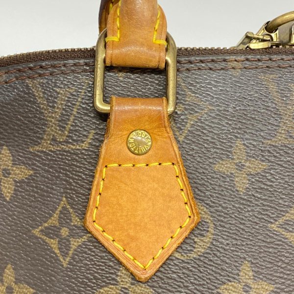 1240001051387 9 Louis Vuitton Alma Monogram Handbag Brown