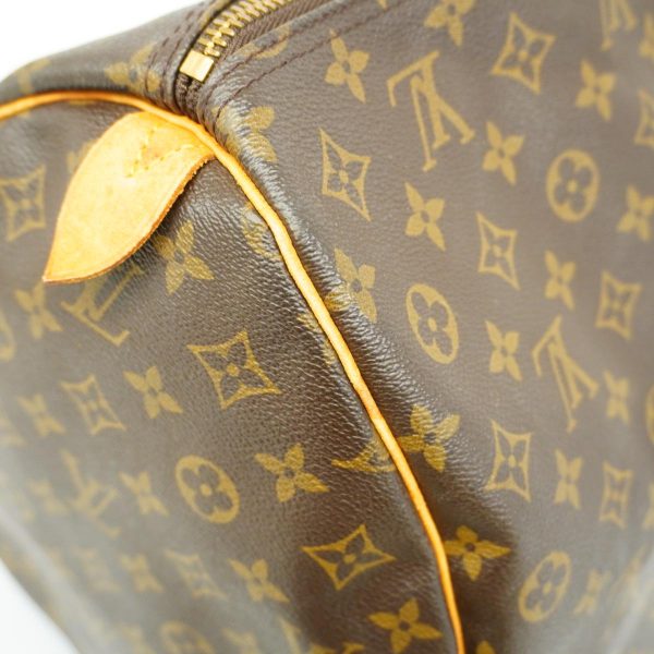 1240001051526 11 Louis Vuitton Keepall 60 Monogram Bag Brown