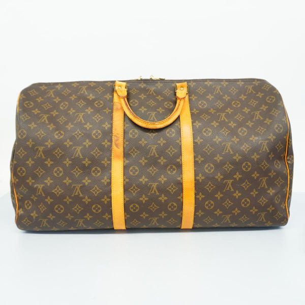 1240001051526 13 Louis Vuitton Keepall 60 Monogram Bag Brown