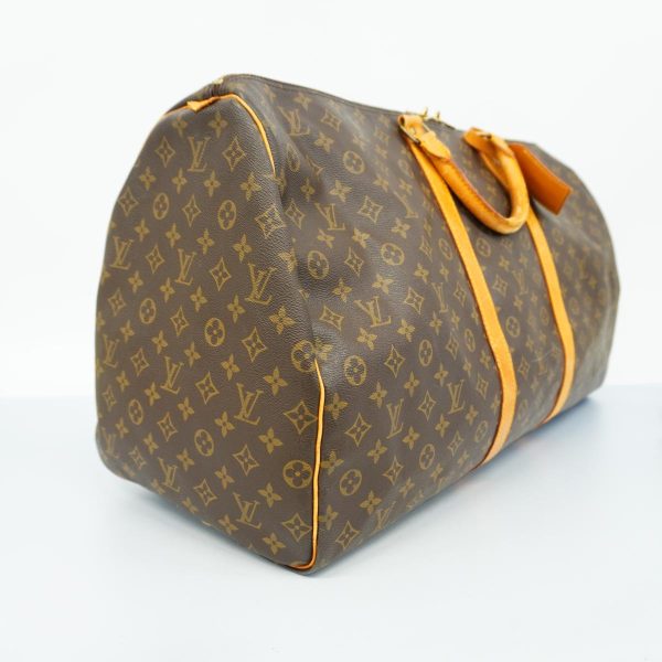 1240001051526 2 Louis Vuitton Keepall 60 Monogram Bag Brown