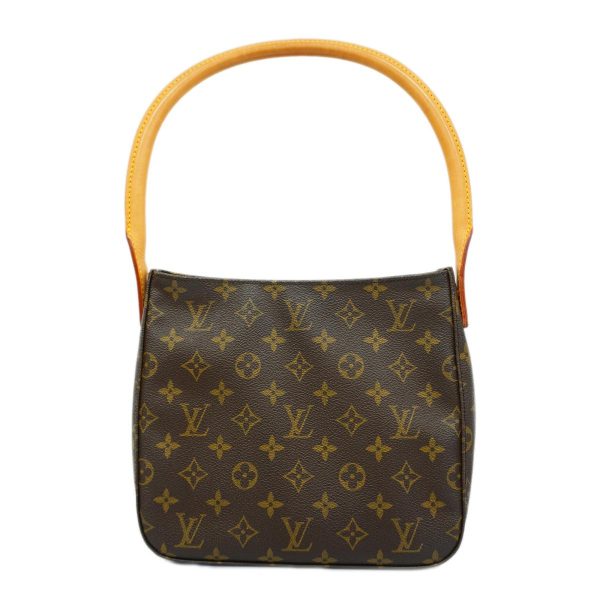 1240001051540 1 Louis Vuitton Looping Mm Monogram Shoulder Bag Brown