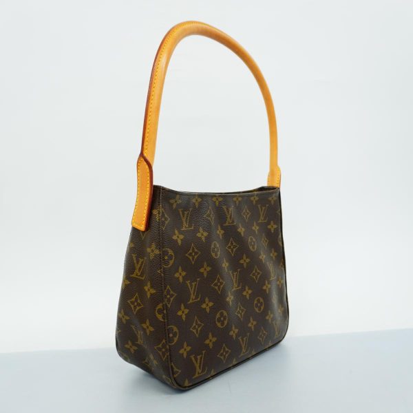 1240001051540 2 Louis Vuitton Looping Mm Monogram Shoulder Bag Brown