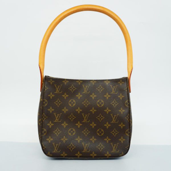 1240001051540 9 Louis Vuitton Looping Mm Monogram Shoulder Bag Brown