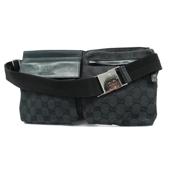 1240001051588 1 Gucci GG Waist Bag Black