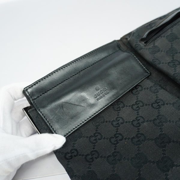 1240001051588 15 Gucci GG Waist Bag Black