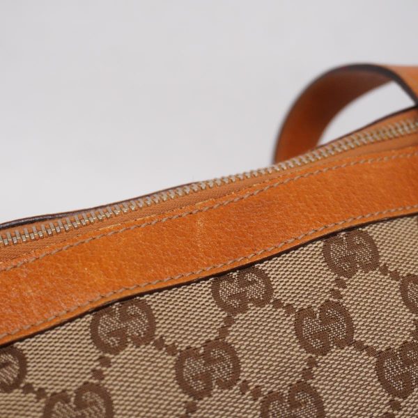 1240001051662 12 Gucci GG Tote Bag Orange Brown