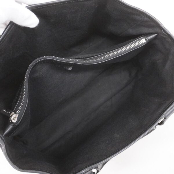 1240001051664 4 Celine C Macadam Suede Handbag Black