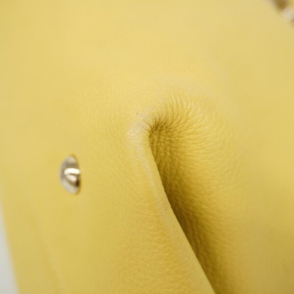 1240001051692 6 Salvatore Ferragamo Gancini 2WAY Bag Yellow