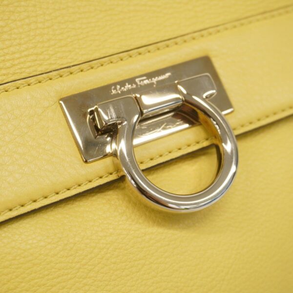 1240001051692 8 Salvatore Ferragamo Gancini 2WAY Bag Yellow