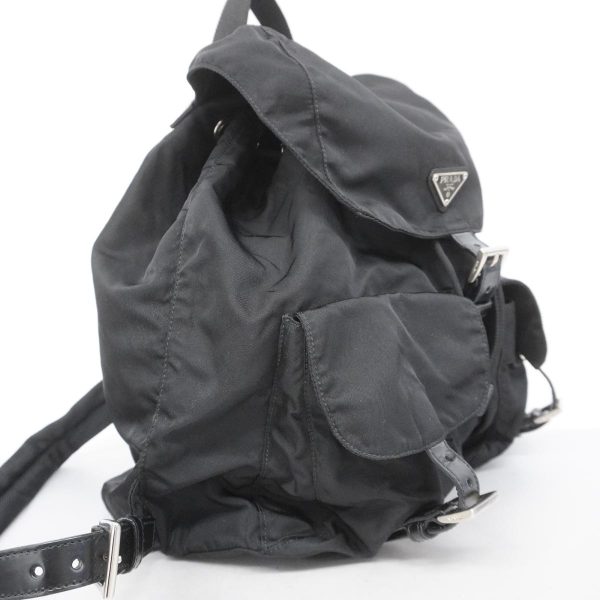 1240001051701 2 Prada Nylon Rucksack Black