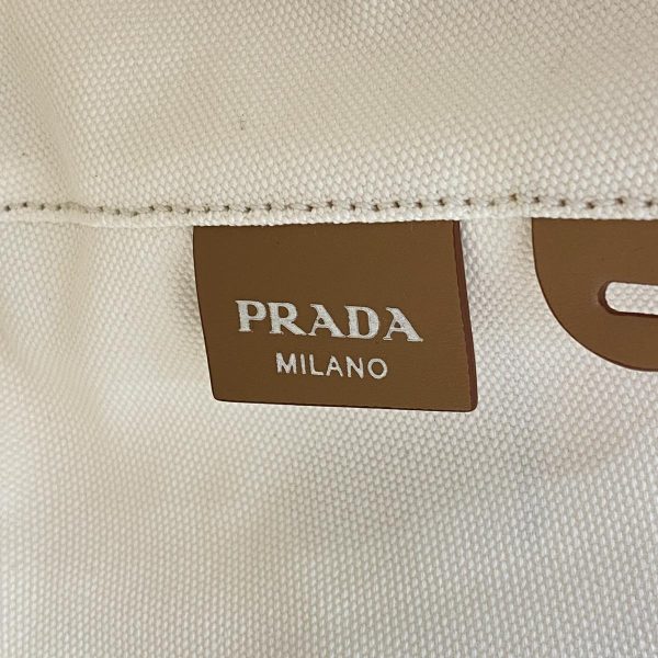 1240001051868 5 Prada Kanapa 2WAY Bag White