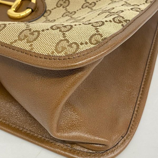 1240001051893 7 Gucci GG Horsebit Tote Bag Brown