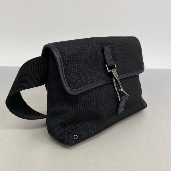 1240001051907 2 Gucci Nylon Waist Bag Black