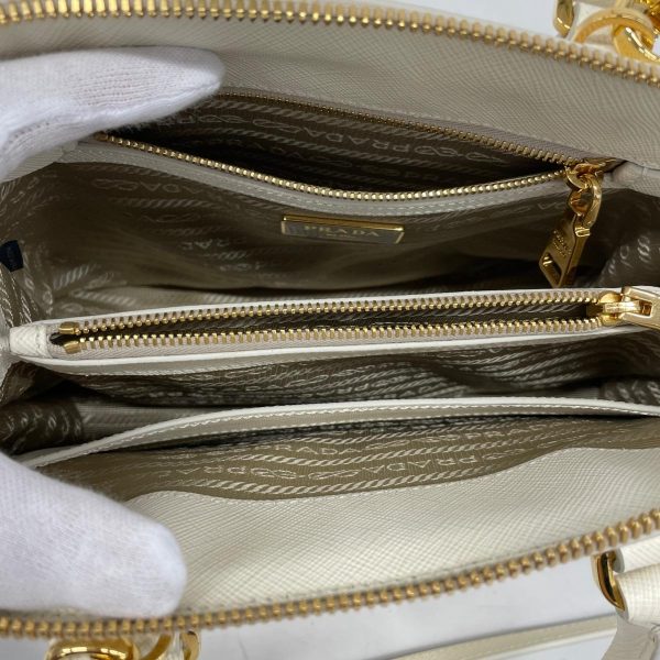 1240001052008 4 Prada Saffiano 2WAY Bag White