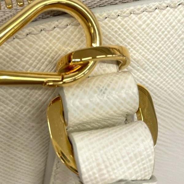 1240001052008 7 Prada Saffiano 2WAY Bag White