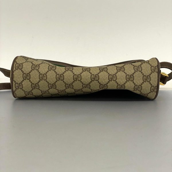 1240001052024 3 Gucci GG Supreme Sherry Line Shoulder Bag Brown