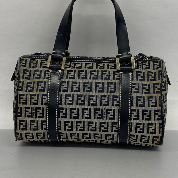 1240001052151 13 Fendi Zucchino Nylon Handbag Blue