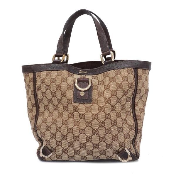 1240001052180 1 Gucci Abby GG Tote Bag Brown