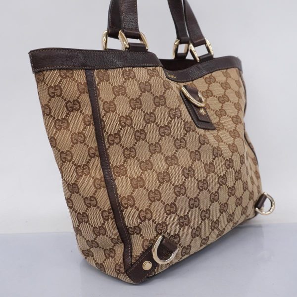 1240001052180 2 Gucci Abby GG Tote Bag Brown