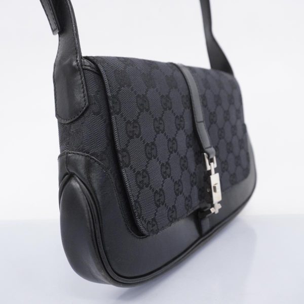 1240001052181 2 Gucci Jackie GG Shoulder Bag Black