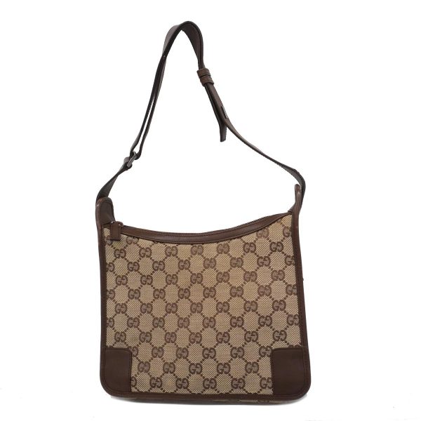 1240001052259 1 Gucci GG Shoulder Bag Brown Beige