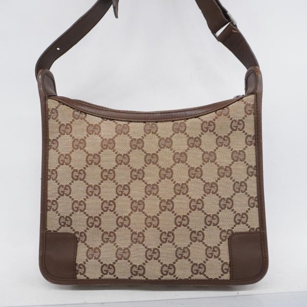 1240001052259 14 Gucci GG Shoulder Bag Brown Beige