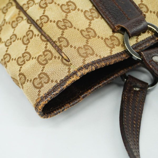 1240001052291 6 Gucci GG Tote Bag Brown Beige