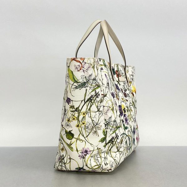 1240001052333 2 Gucci Flora Tote Bag White Multicolor