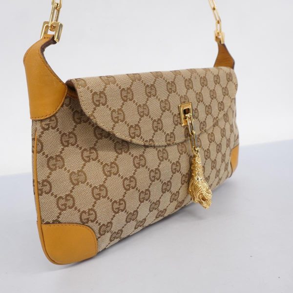 1240001052498 2 Gucci GG Shoulder Bag Brown Beige