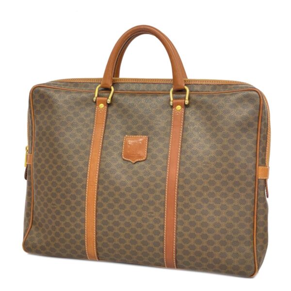 1240001052774 1 Celine Macadam Briefcase Brown