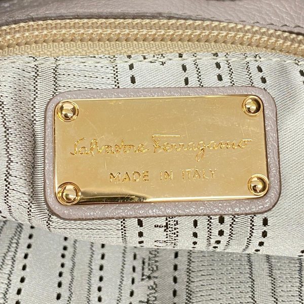 1240001052776 5 Salvatore Ferragamo Gancini Handbag Pink Beige