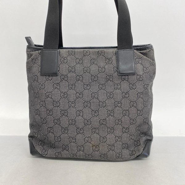 1240001052869 15 Gucci Denim Tote Bag Black Black